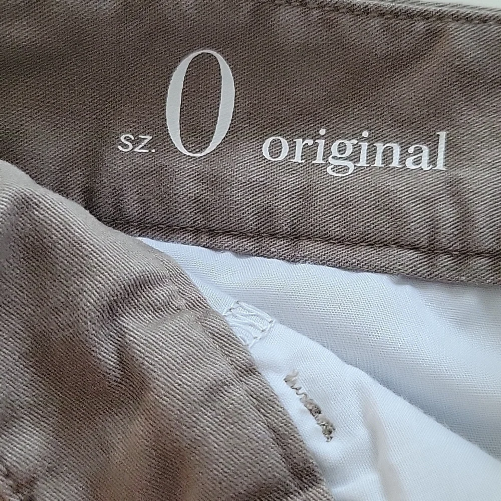 LOFT Chino Shorts Womens 0 Tan Brown Cotton Casual Classic Summer Preppy